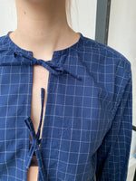 Load image into Gallery viewer, Hollie Shirt in Navy Check
