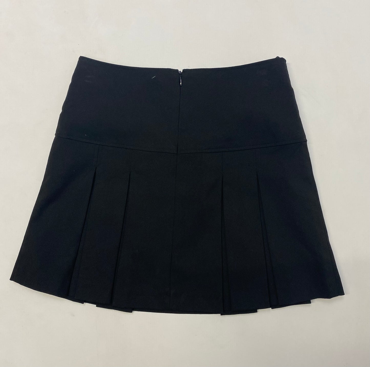 Double Belt Pleated Skirt - Size 10