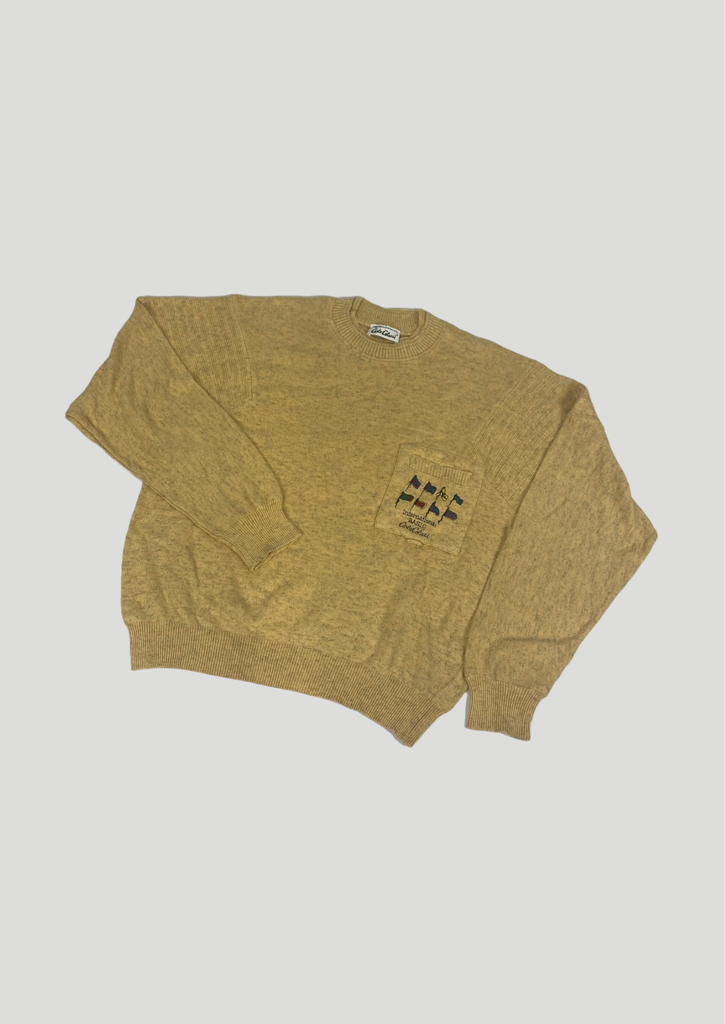 Yellow Carlo Colucci Knitted Jumper