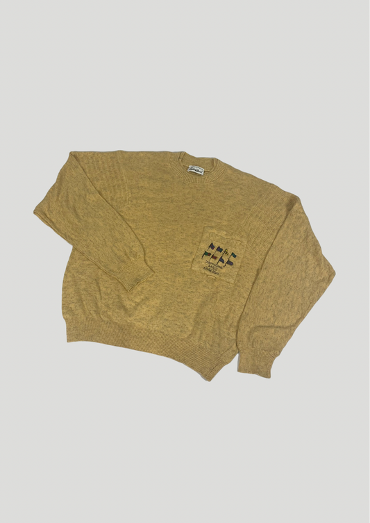 Yellow Carlo Colucci Knitted Jumper