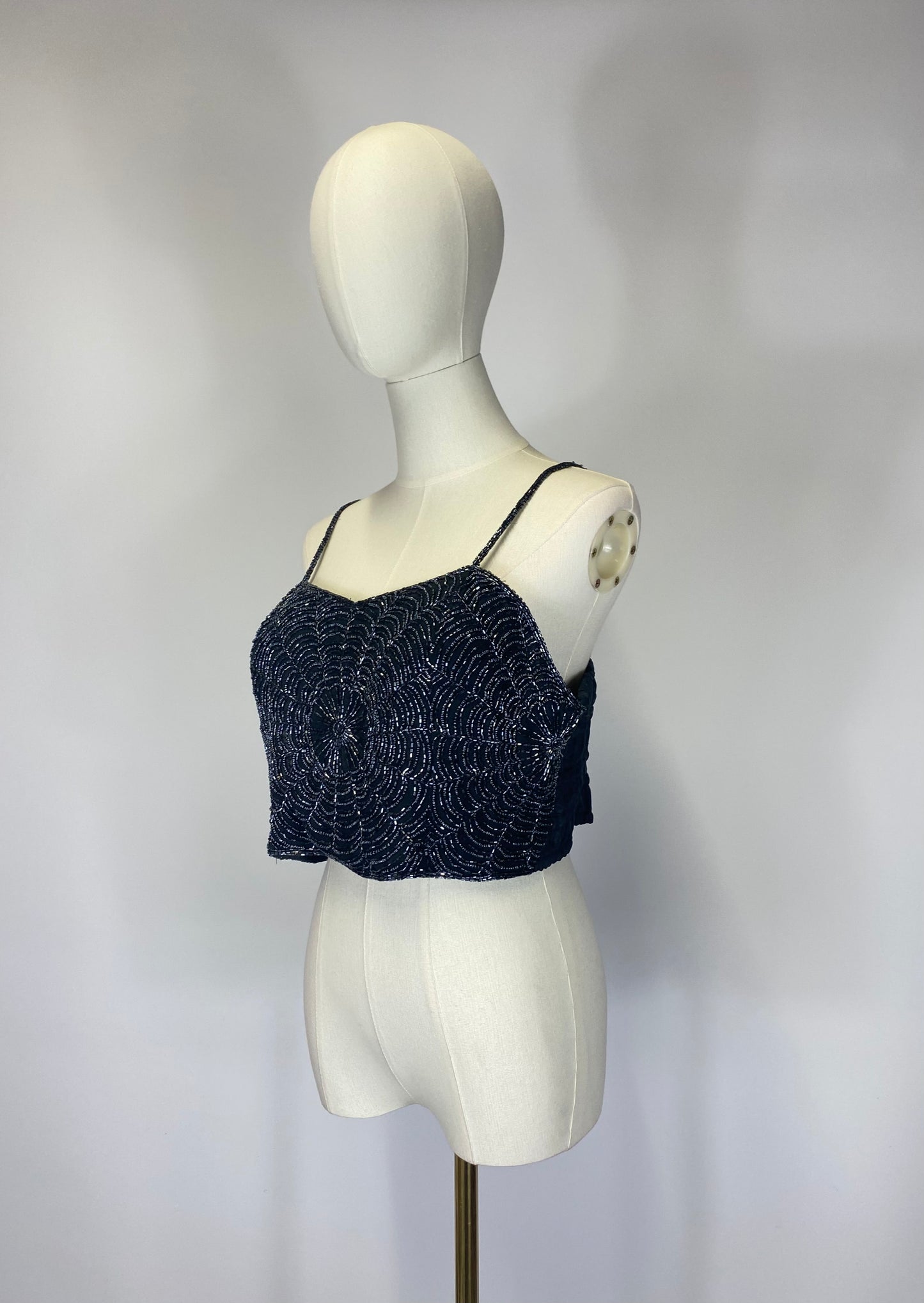 Spider Web Beaded Top - Size 16