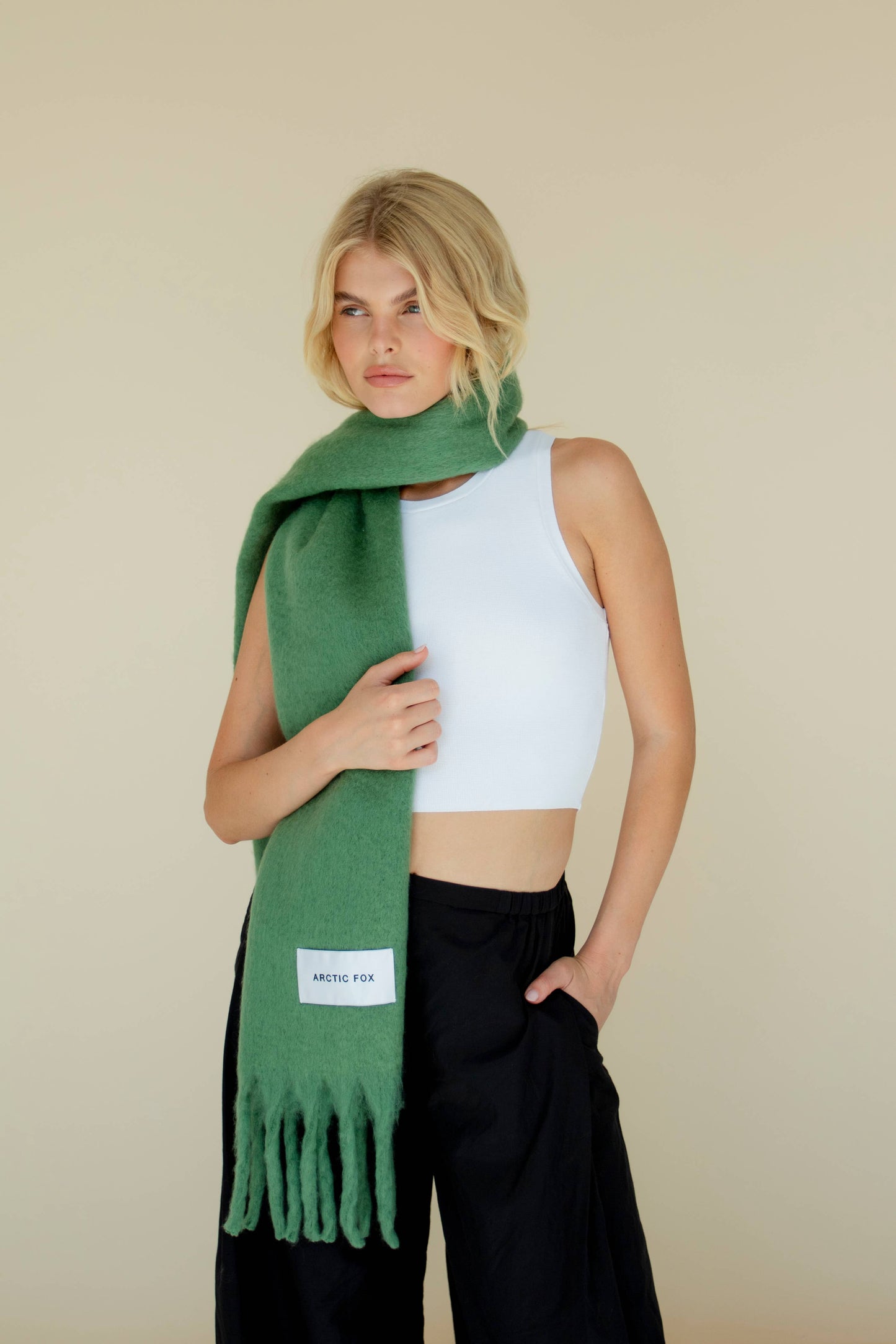 The Stockholm Scarf - 100% Recycled - Forest Fern