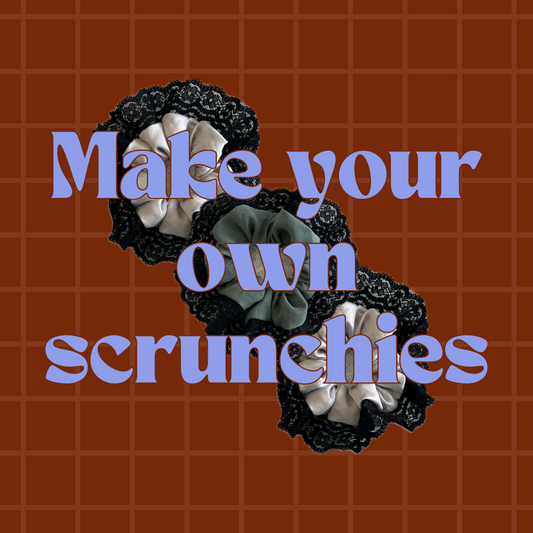 Make your own Silk Lace Scrunchie