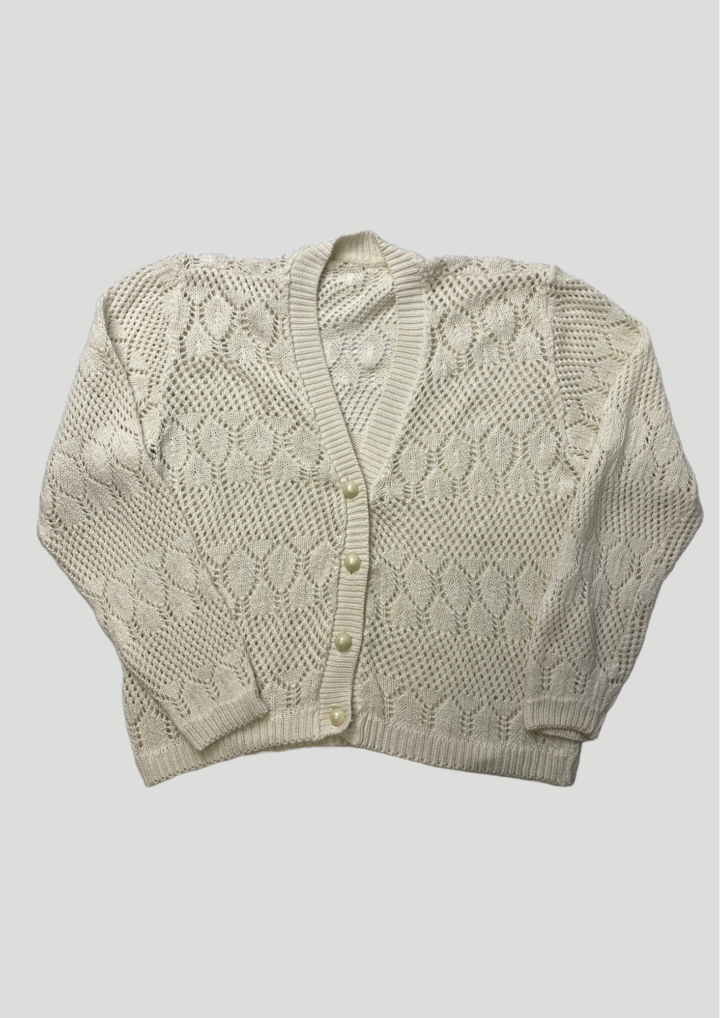 Lace Knit Cardigan - Size 12