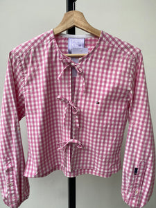 Hollie Shirt in Pink Gingham