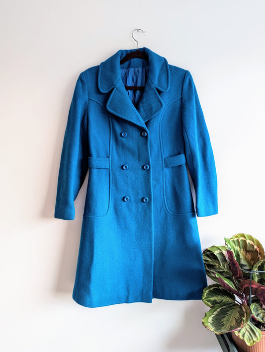 Long wool vintage winter coat