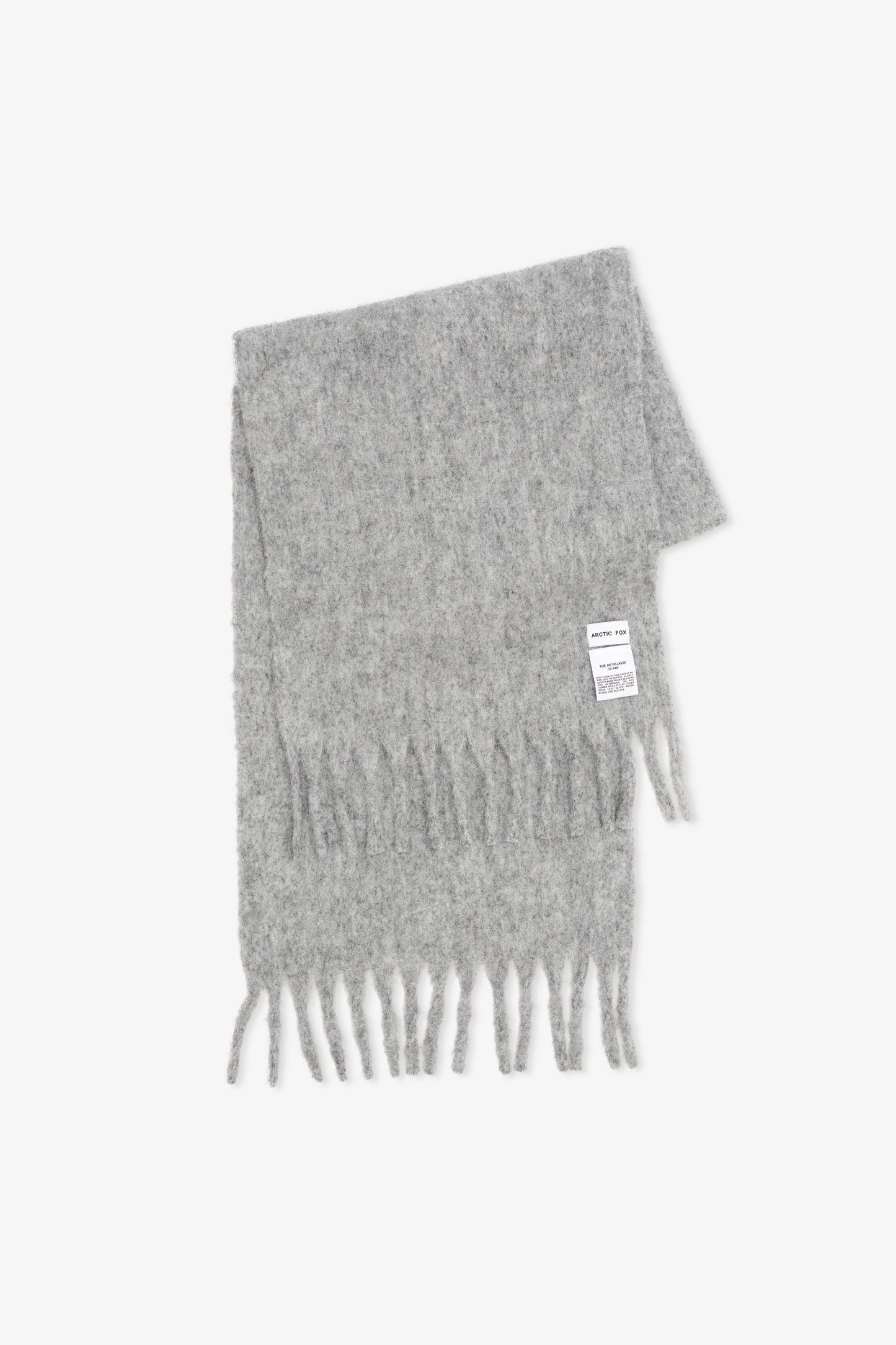 The Reykjavik Scarf with RWS Wool - Grey - AW24