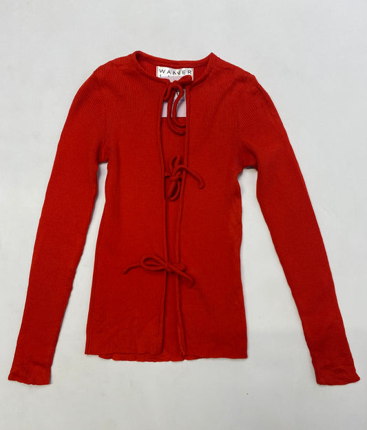 Vicki Cardi in Red Orange - Size 6