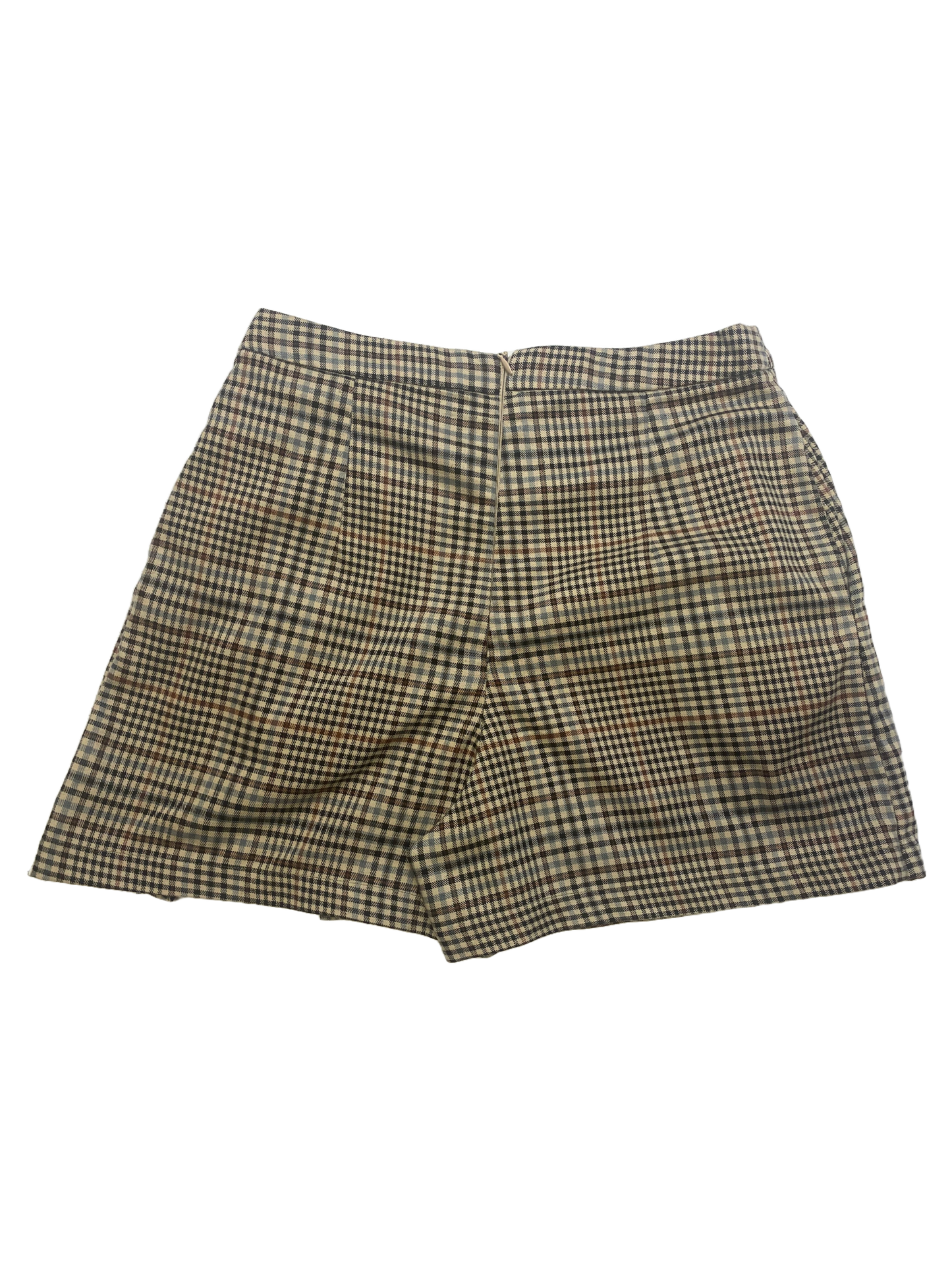 Plaid Button Skort - Size 6