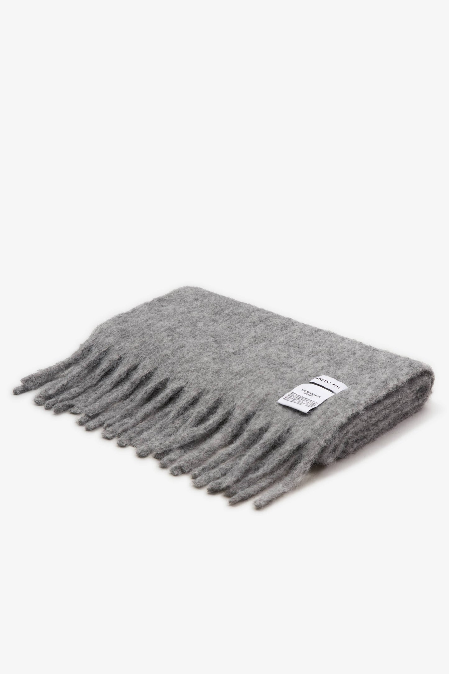 The Reykjavik Scarf with RWS Wool - Grey - AW24