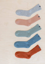 Load image into Gallery viewer, Cashmere &amp; Merino Socks in Oatmeal Melange
