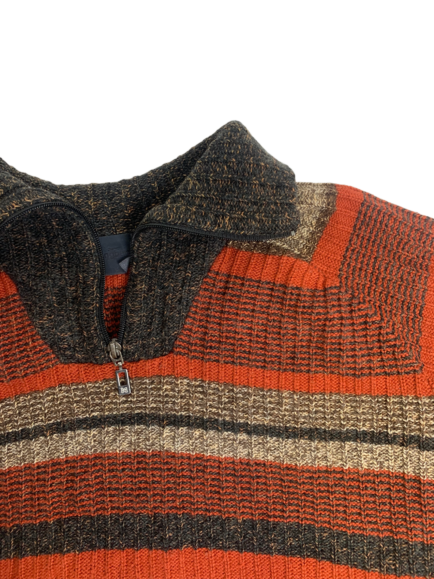 Engbers Orange Stripe Knit Jumper