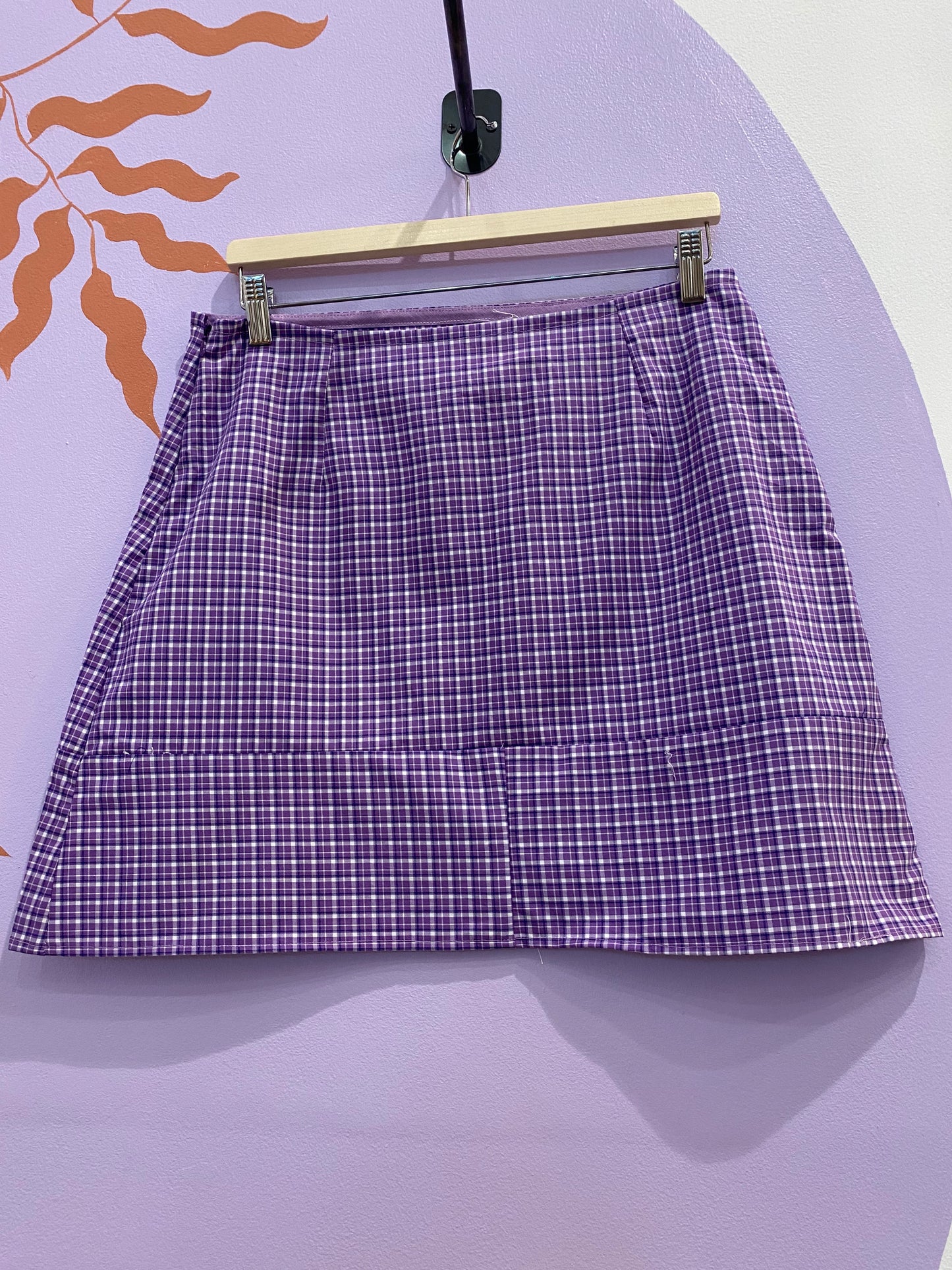 Alice skirt purple check