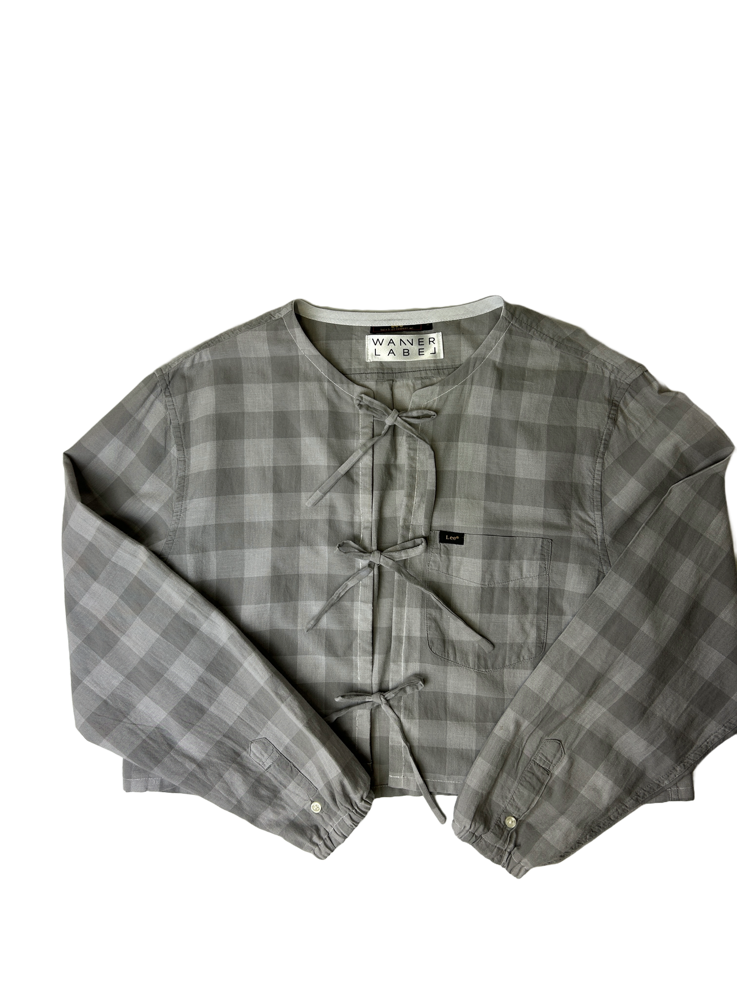 Hollie Shirt in Black and Grey Gingham