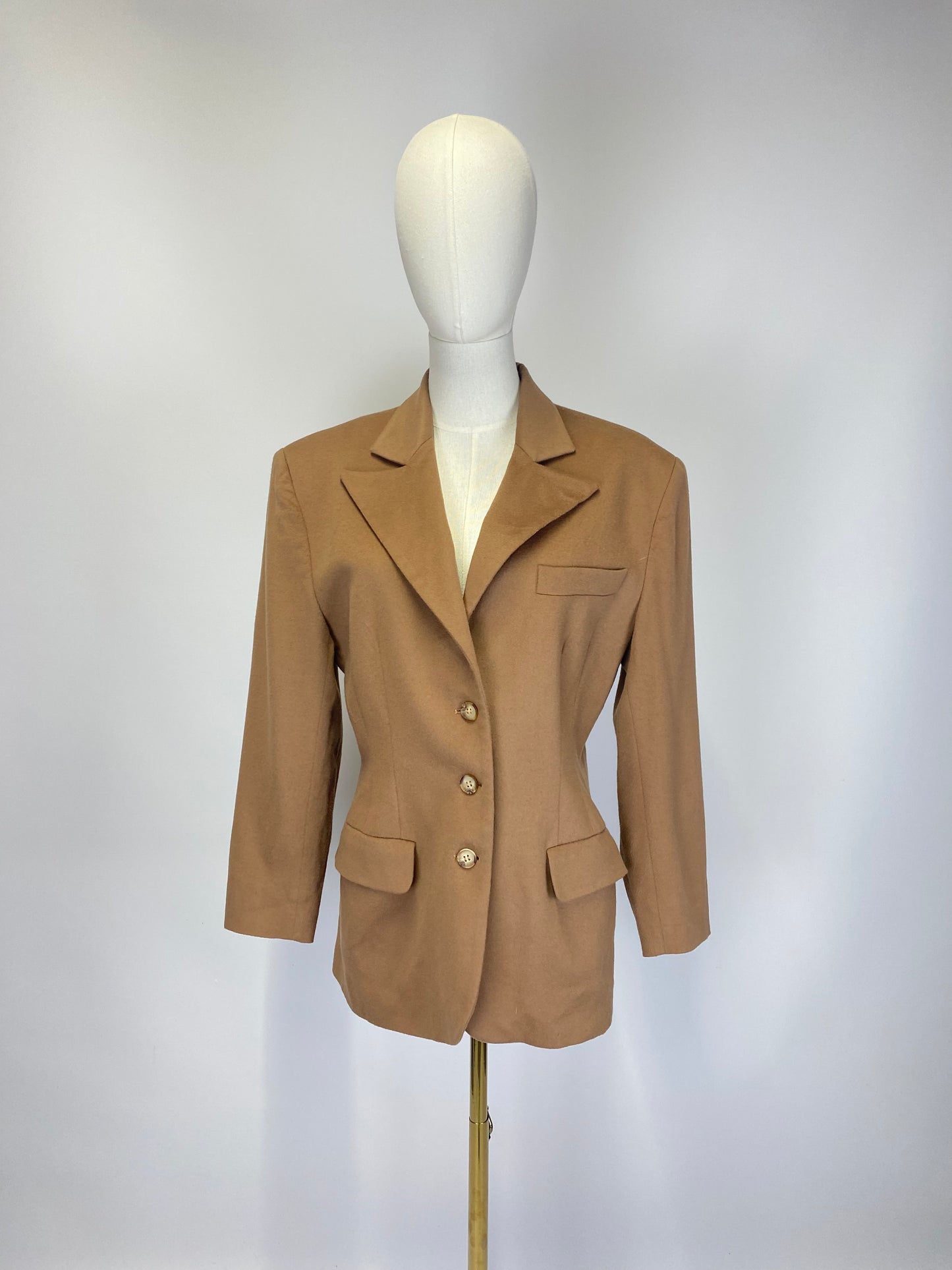 80s 100% Wool Blazer - Size 10