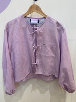 Load image into Gallery viewer, Hollie Shirt in purple linen
