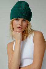 Load image into Gallery viewer, The Merino Wool Beanie - Green - AW23
