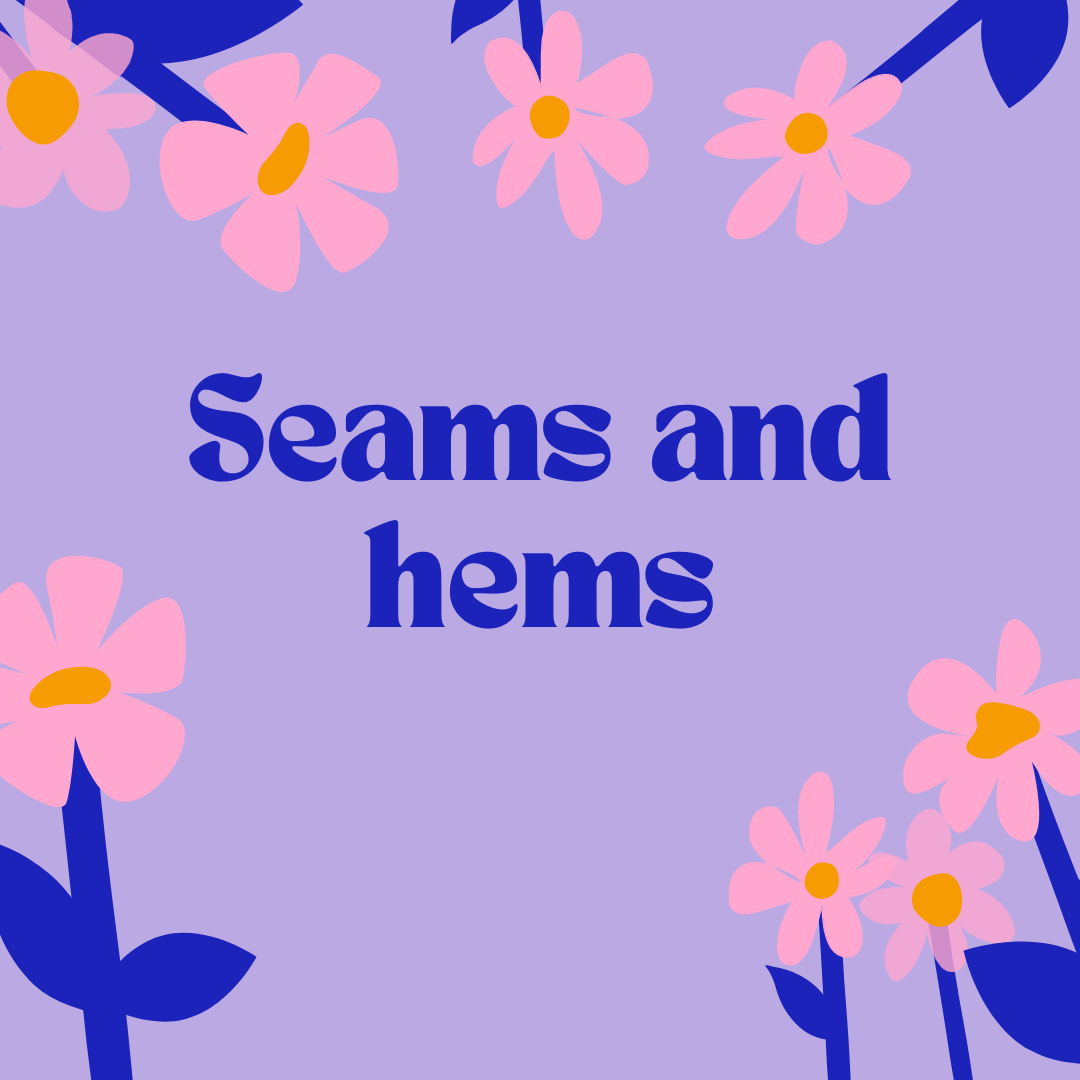 Seams and hems Workshop