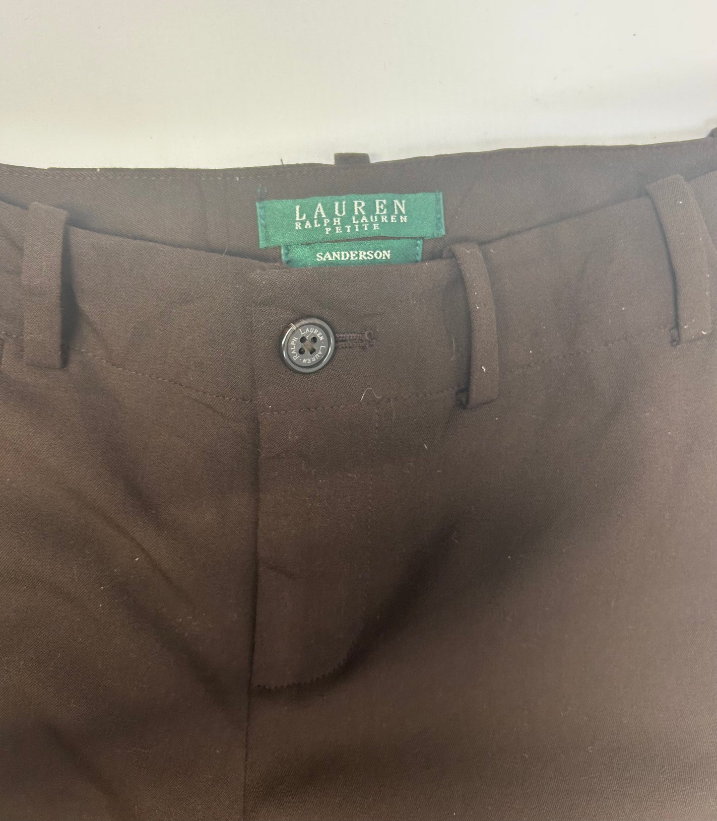 Ralph Lauren Petite Brown Trousers - Size 14