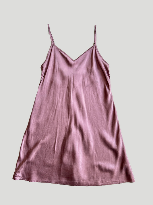 Mauve Slip Dress - Size 14