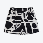 Load image into Gallery viewer, Black &amp; White Pavement Holiday Shorts
