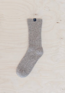 Cashmere & Merino Socks in Oatmeal Melange