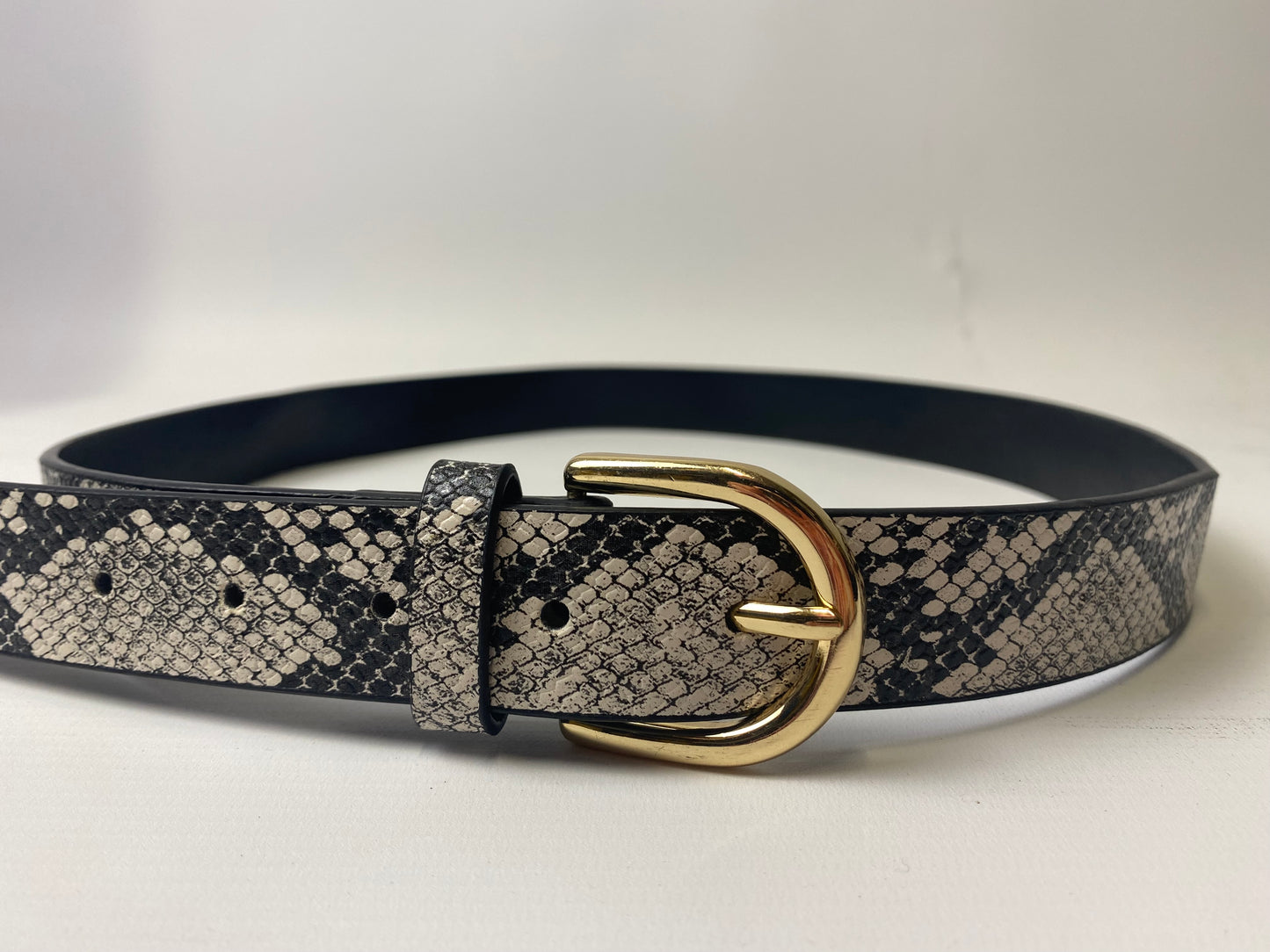 Faux Snakeskin Belt