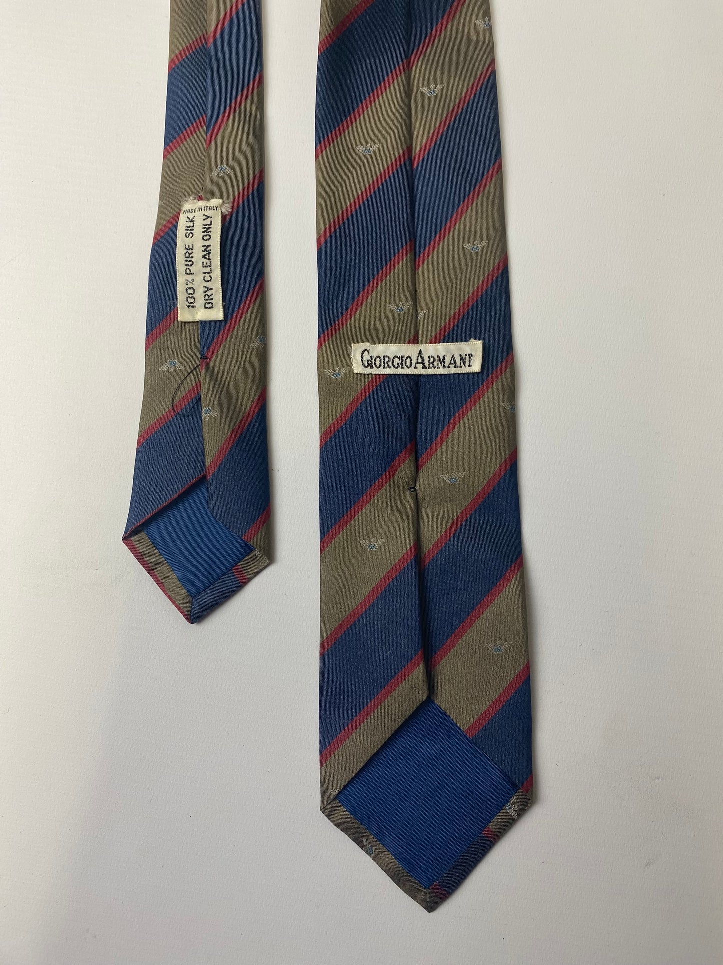 Giorgio Armani Striped Logo Tie