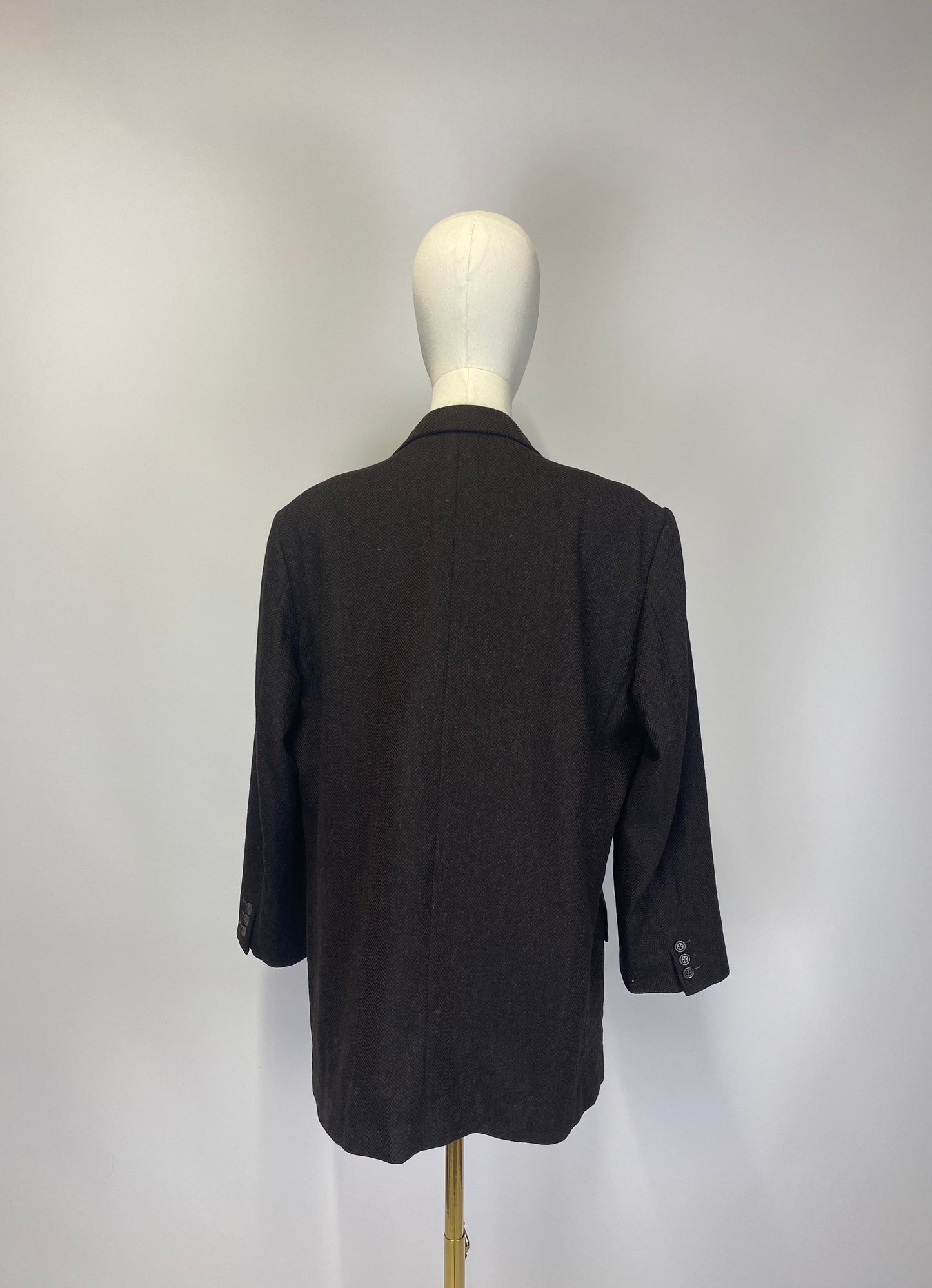 Burberry Brown Blazer - Size XL