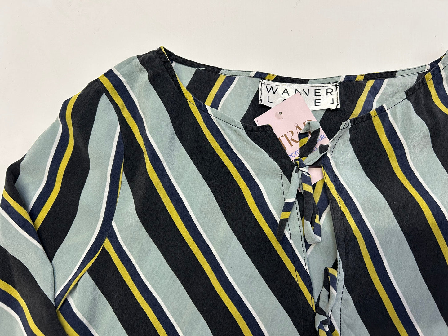 Hollie Shirt in Striped Silk