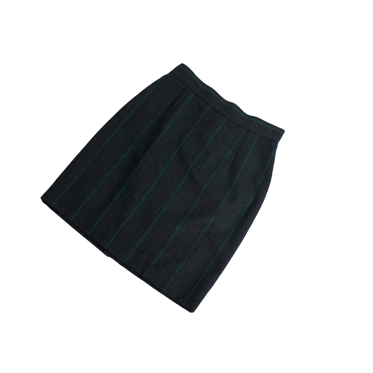 Grey and Green Stripe Skirt