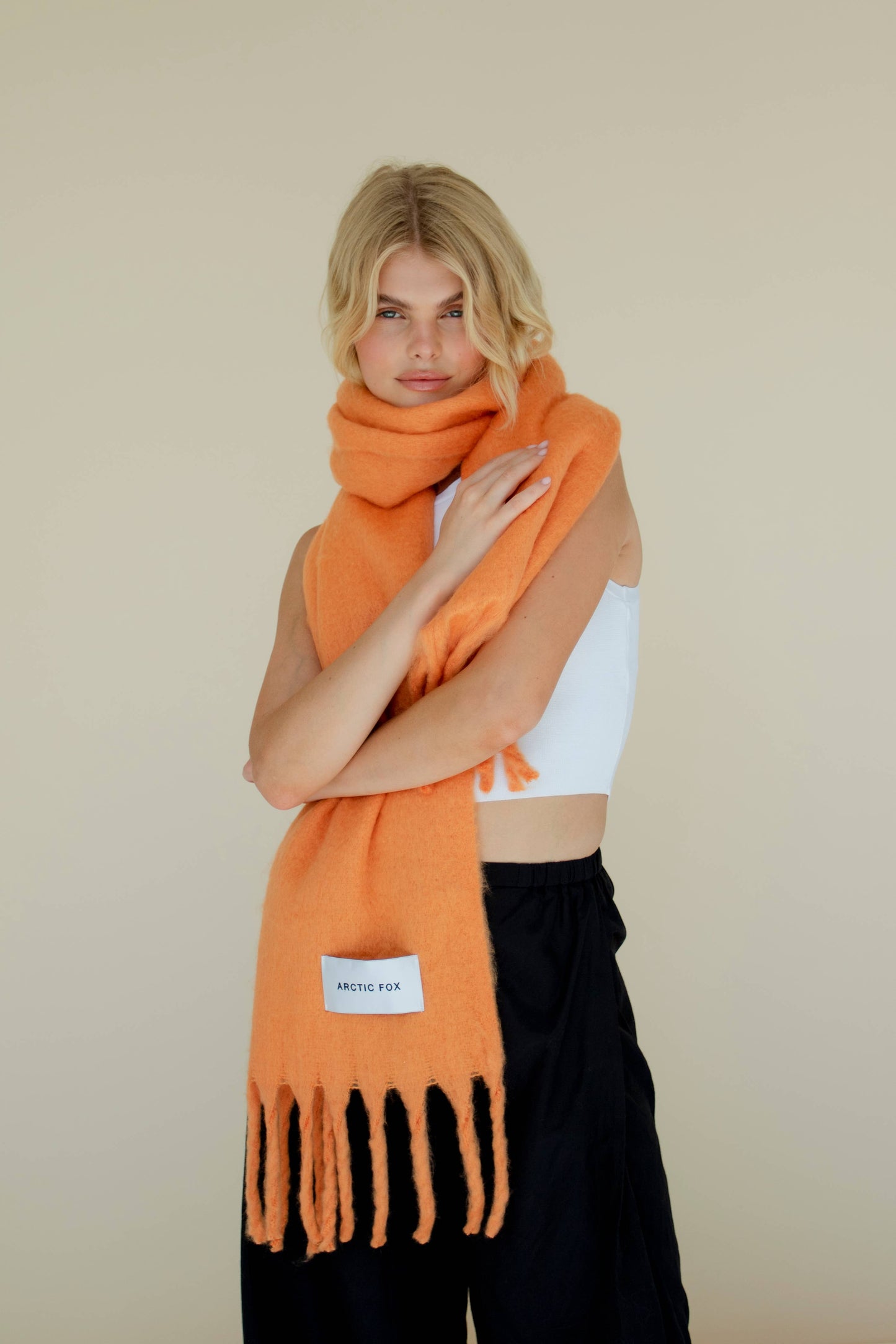 The Stockholm Scarf - Apricot - AW23