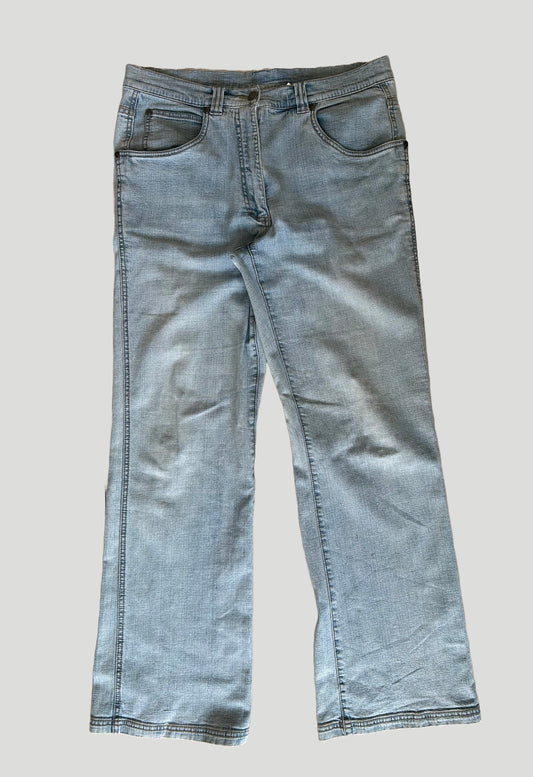 Boot Cut Light Wash Jeans - Size 16