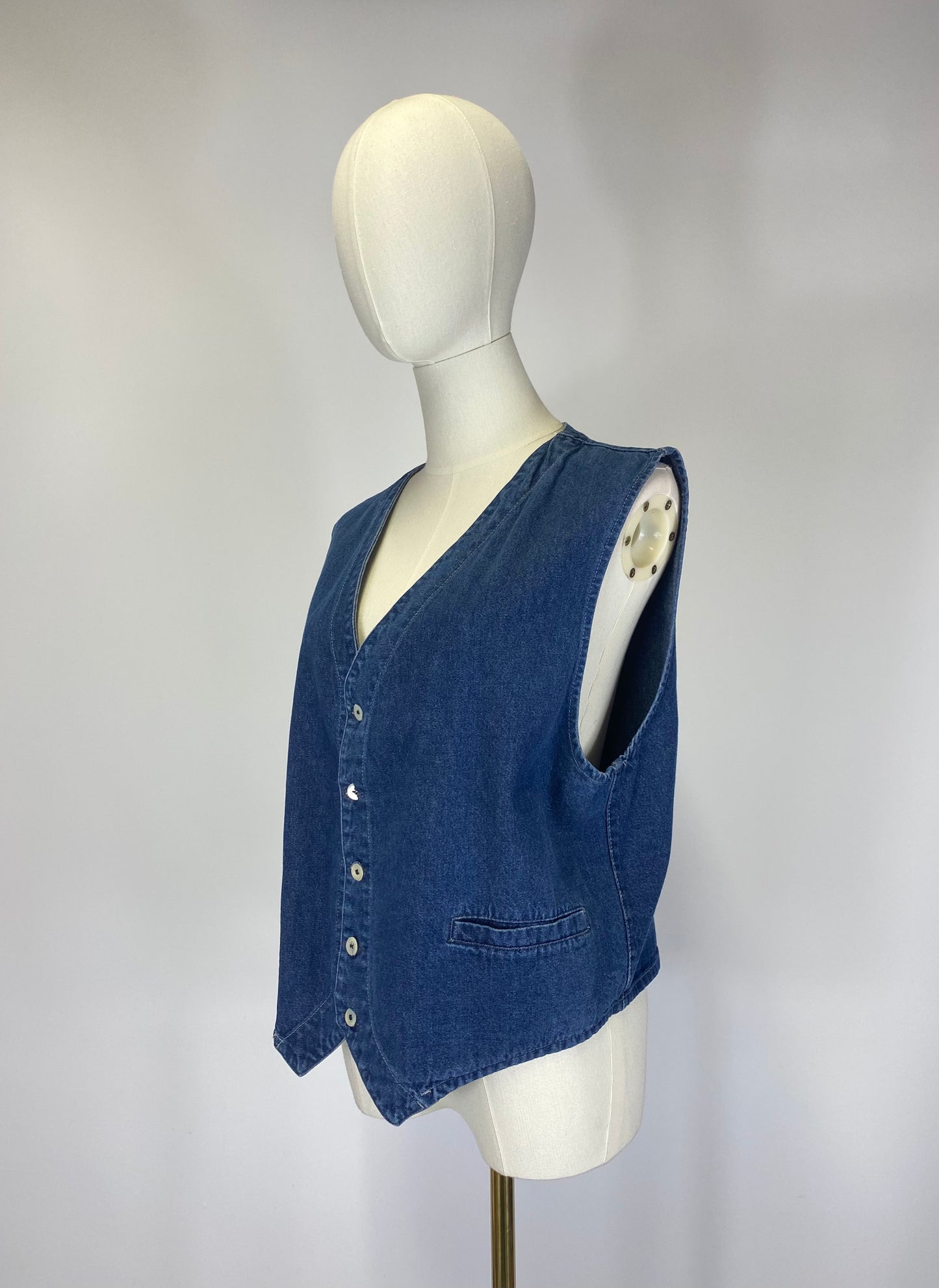 Denim Waistcoat - Size 18