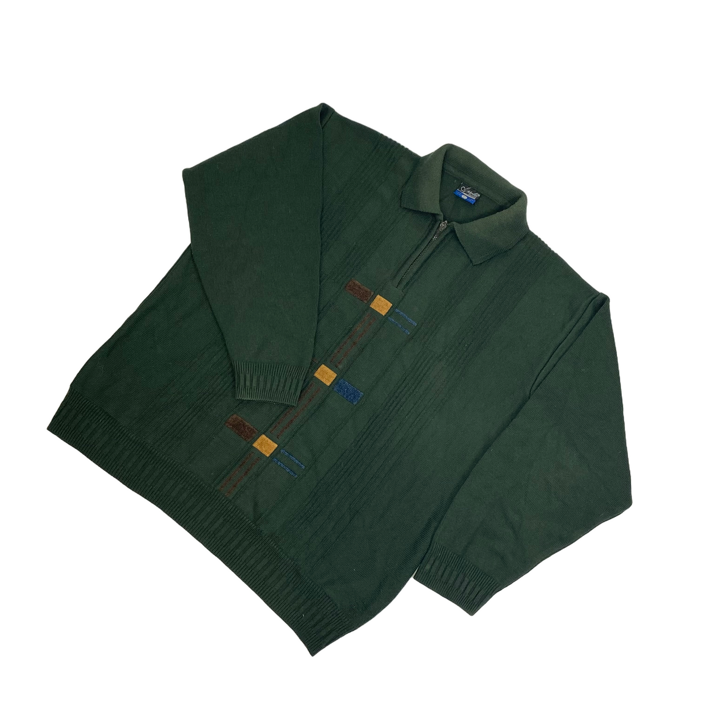 Appolda Green Half-Zip Jumper