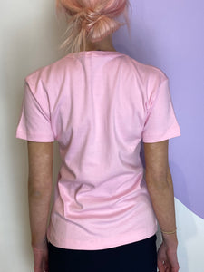 Versace Pink Rhinestone T-Shirt
