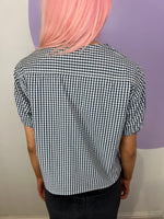 Load image into Gallery viewer, Hollie Shirt in Black Gingham
