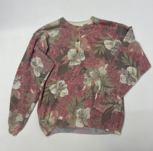 Floral Knit Jumper - Size 16