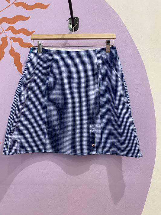 Alice skirt blue gingham