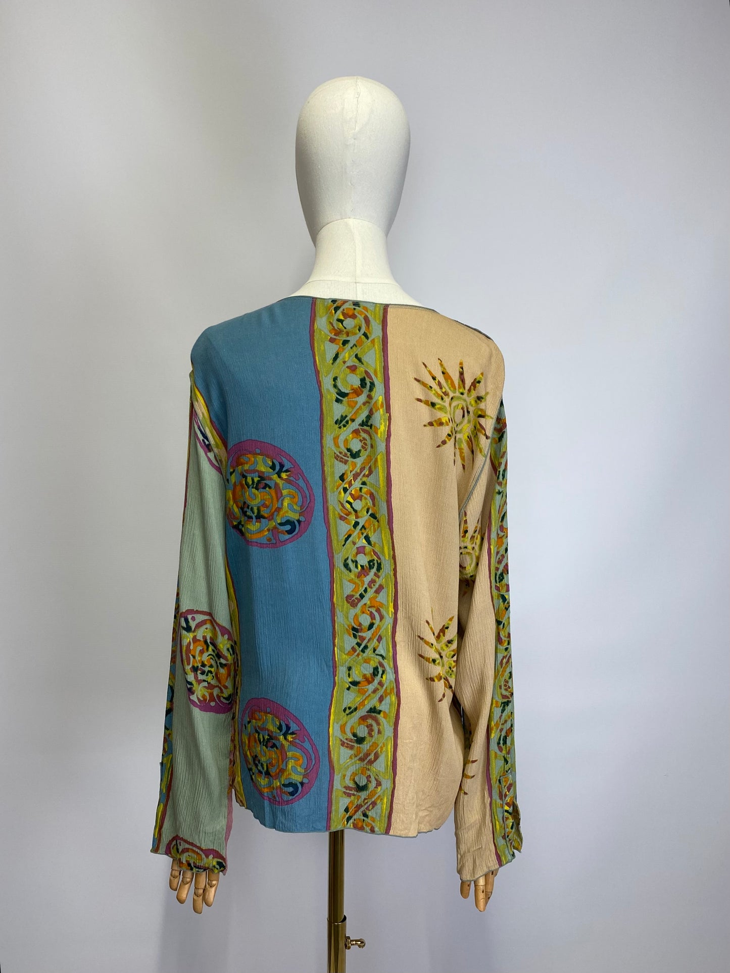 Boho Multi-Colour Beaded Blouse