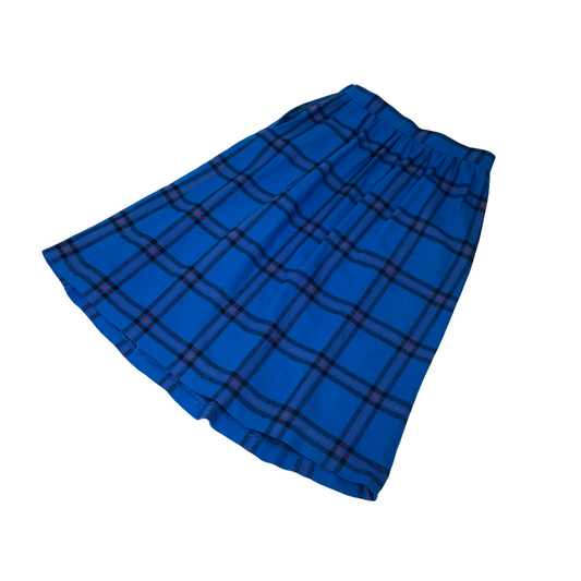 Red and Blue Plaid Kilt