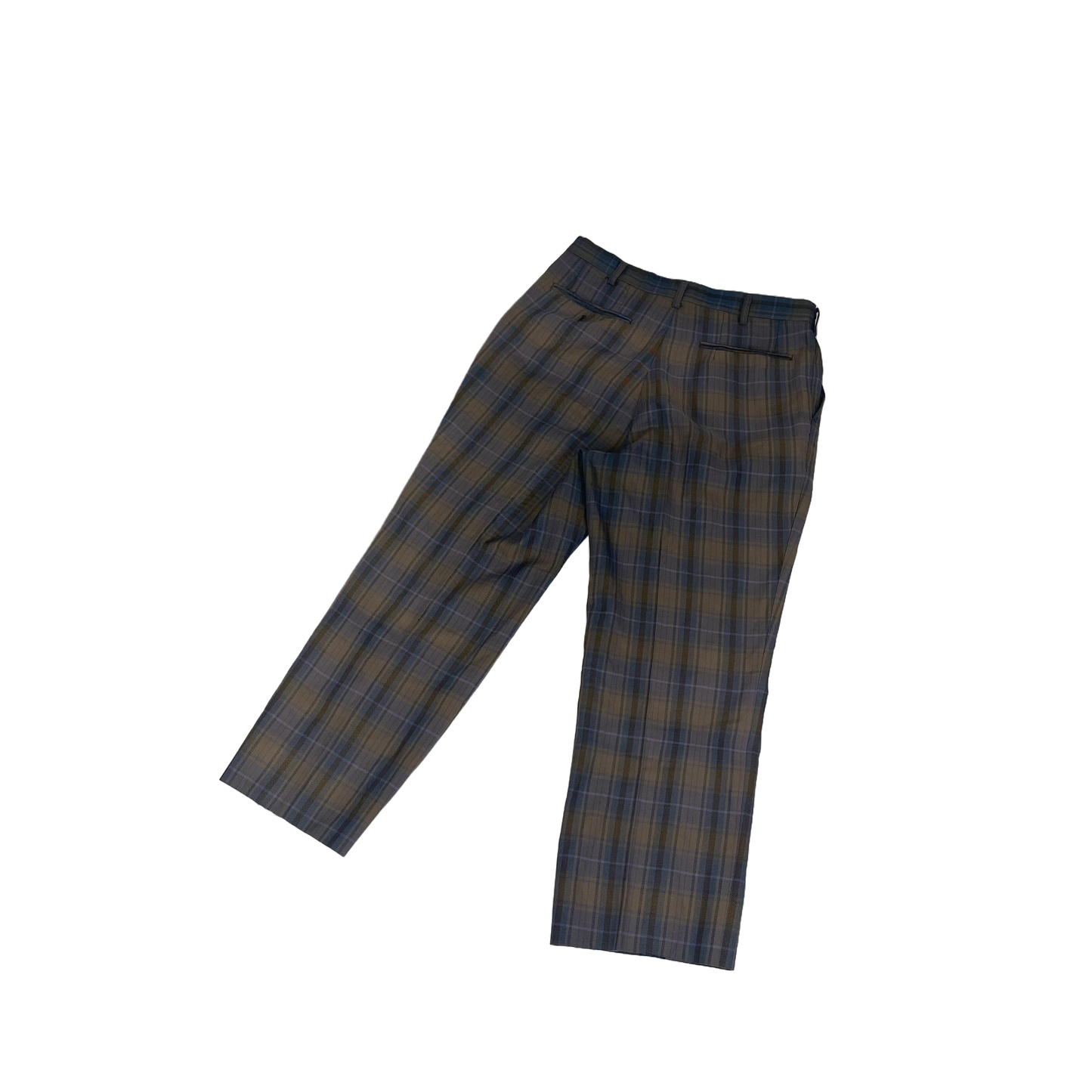 Plaid Smart Trousers - 32"