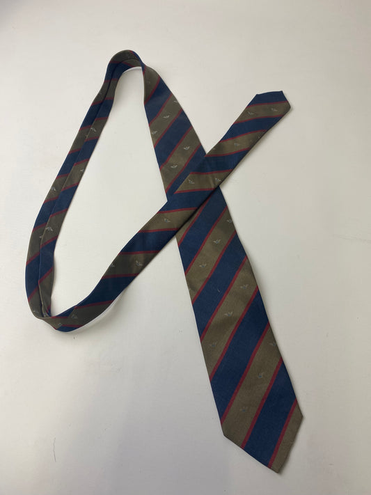 Giorgio Armani Striped Logo Tie