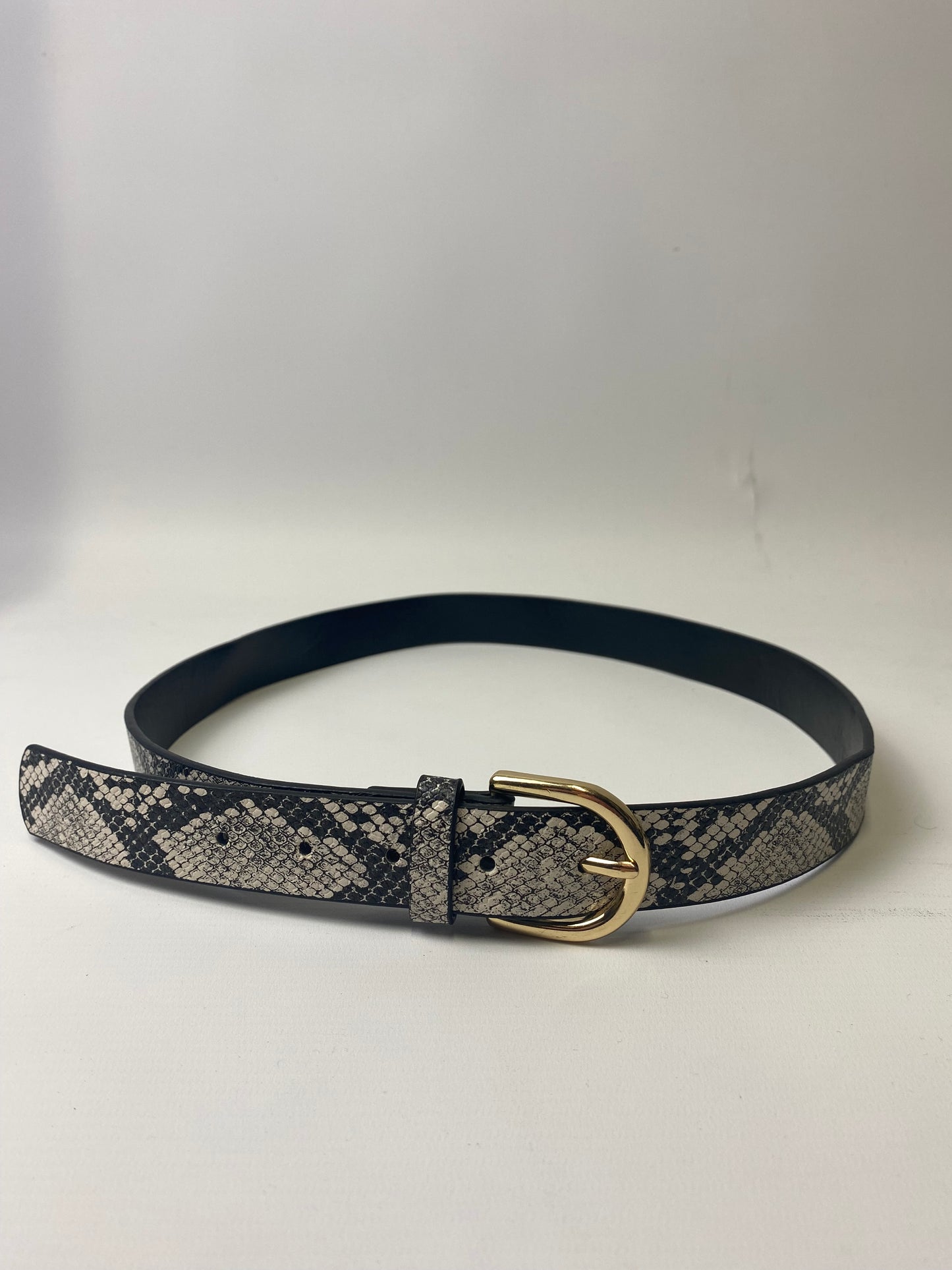 Faux Snakeskin Belt