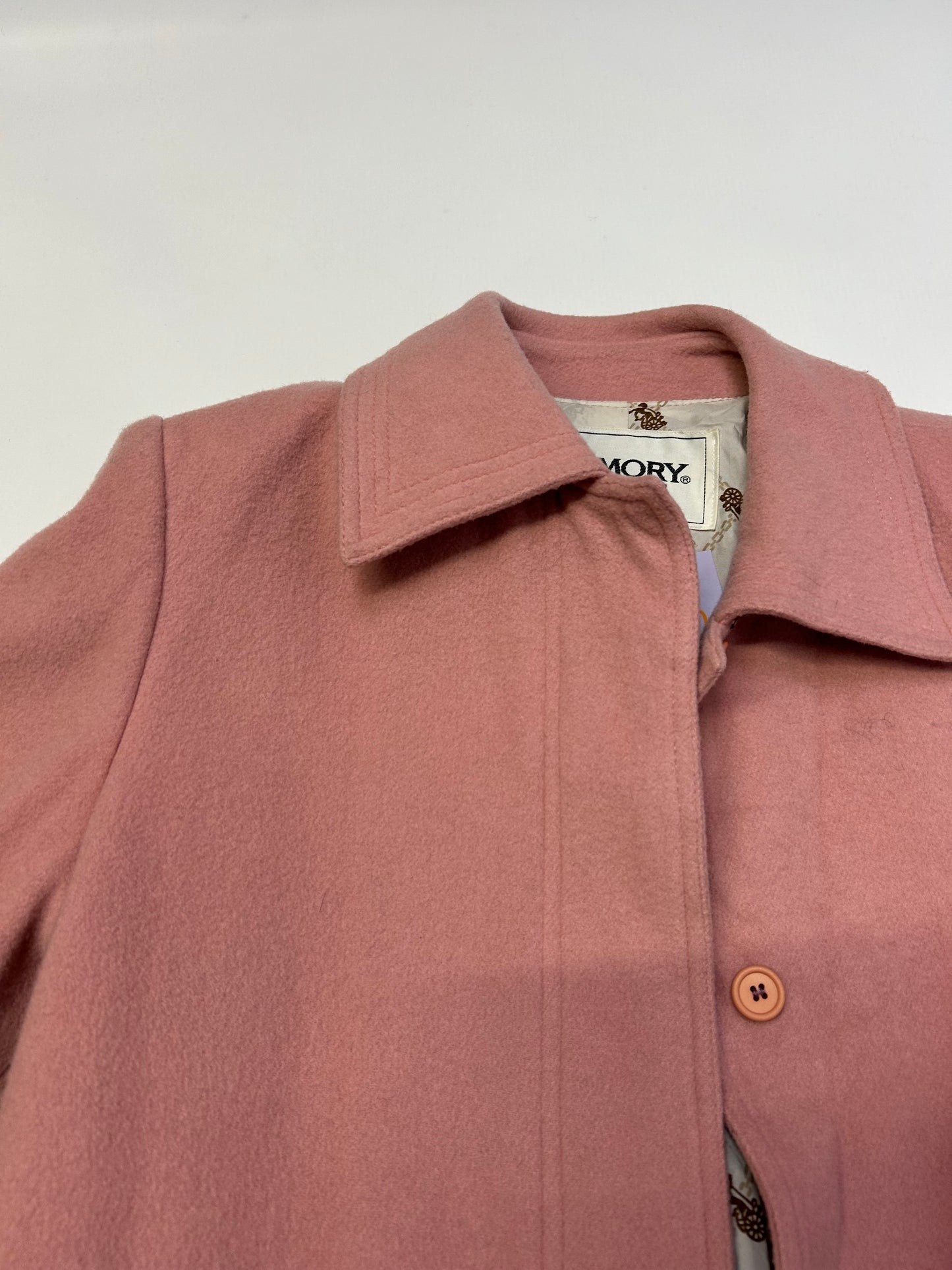 Pink Wool Coat - Size 4