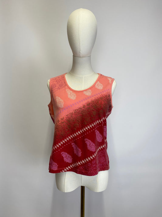 Paisley Y2K Graphic Tank