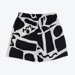 Load image into Gallery viewer, Black &amp; White Pavement Holiday Shorts
