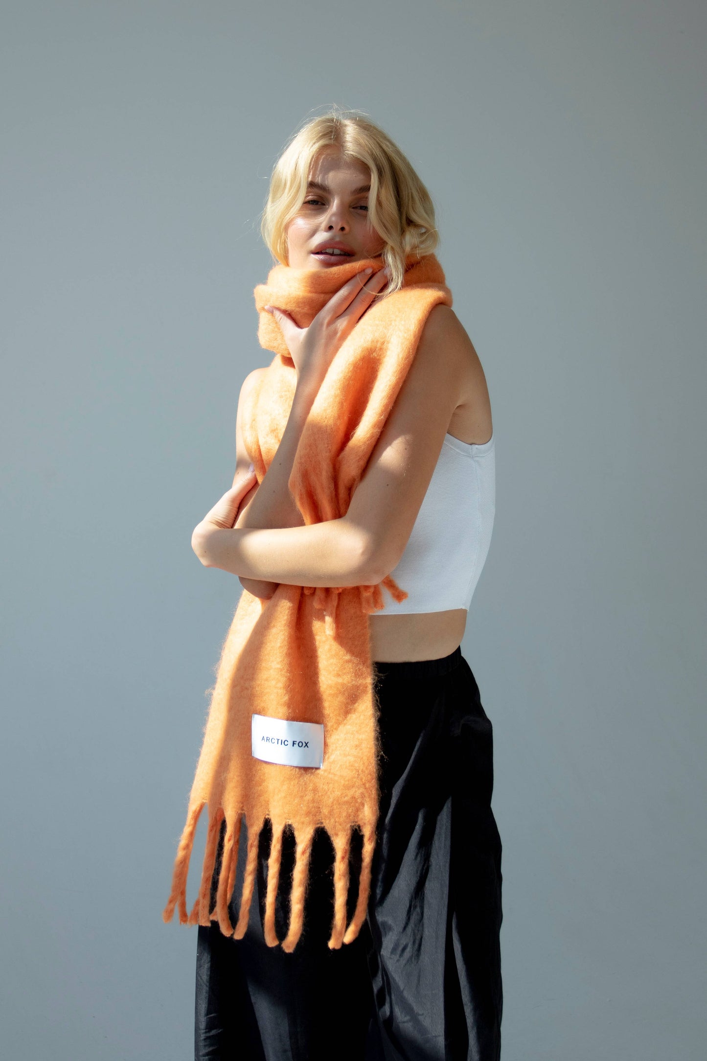 The Stockholm Scarf - Apricot - AW23