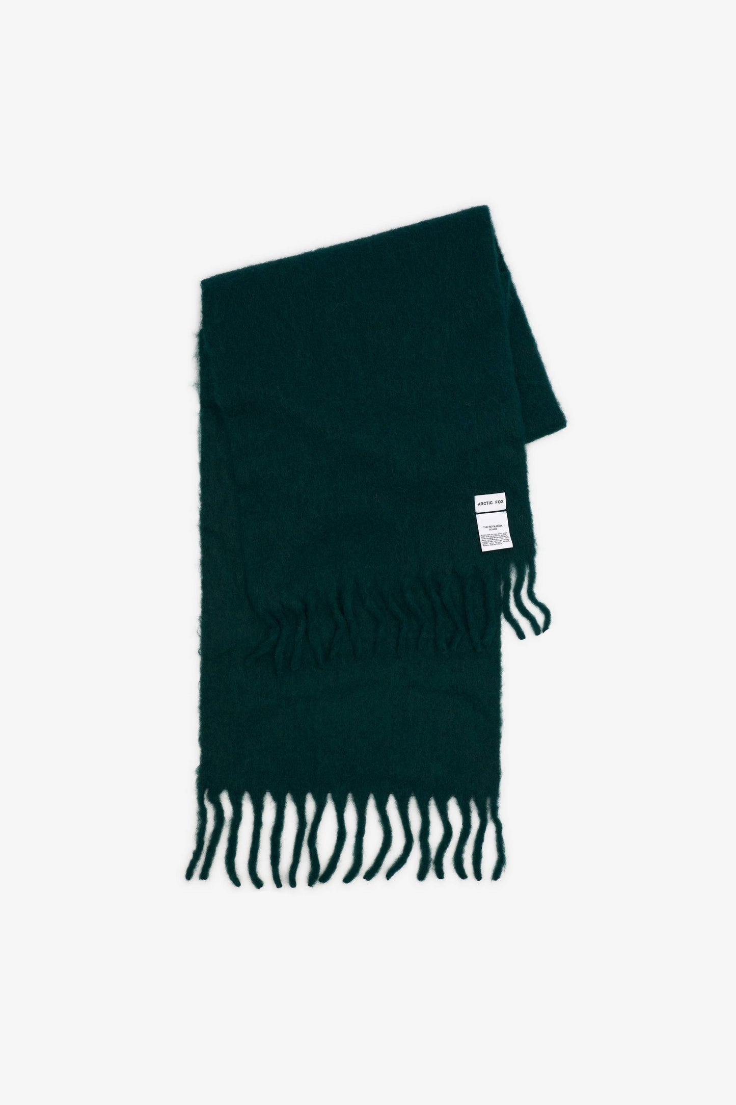 The Reykjavik Scarf with RWS Wool - Dark Forest - AW24