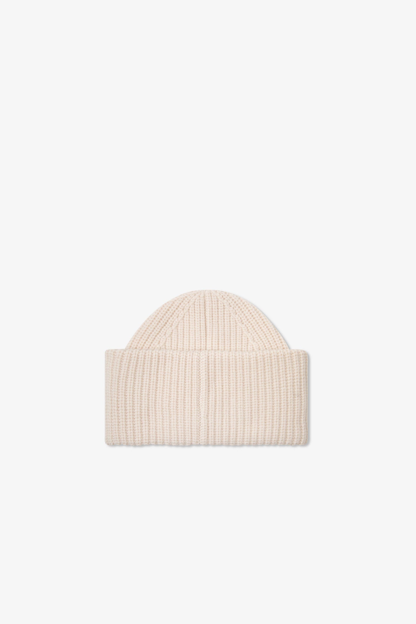 The Merino Wool Beanie - White - AW23